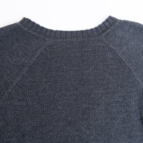 Lululemon Still Lotus Sweater Reversible in Heathered Black Fits Small - Picture 8 of 13